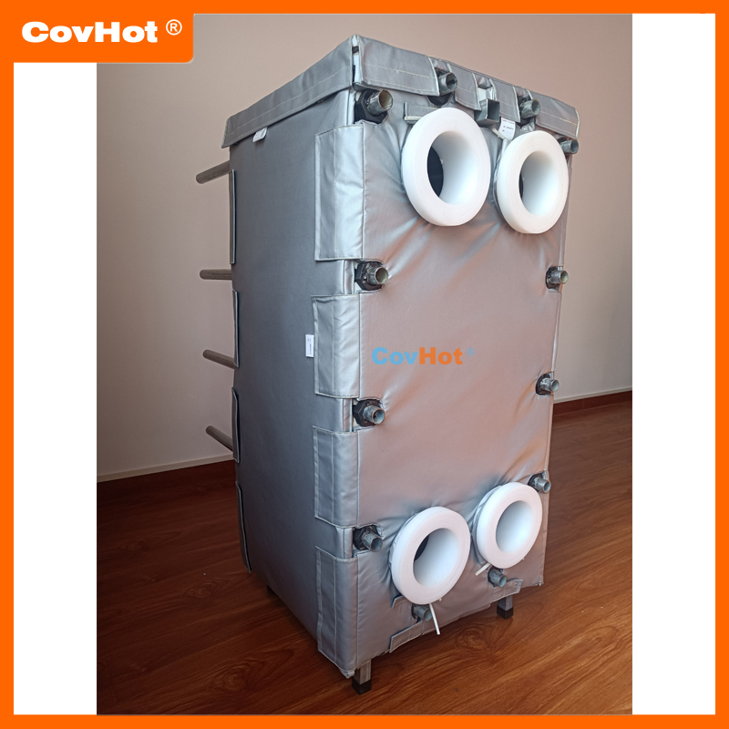 節(jié)能型換熱站內板式換熱器保溫套保溫衣,降低供熱成本